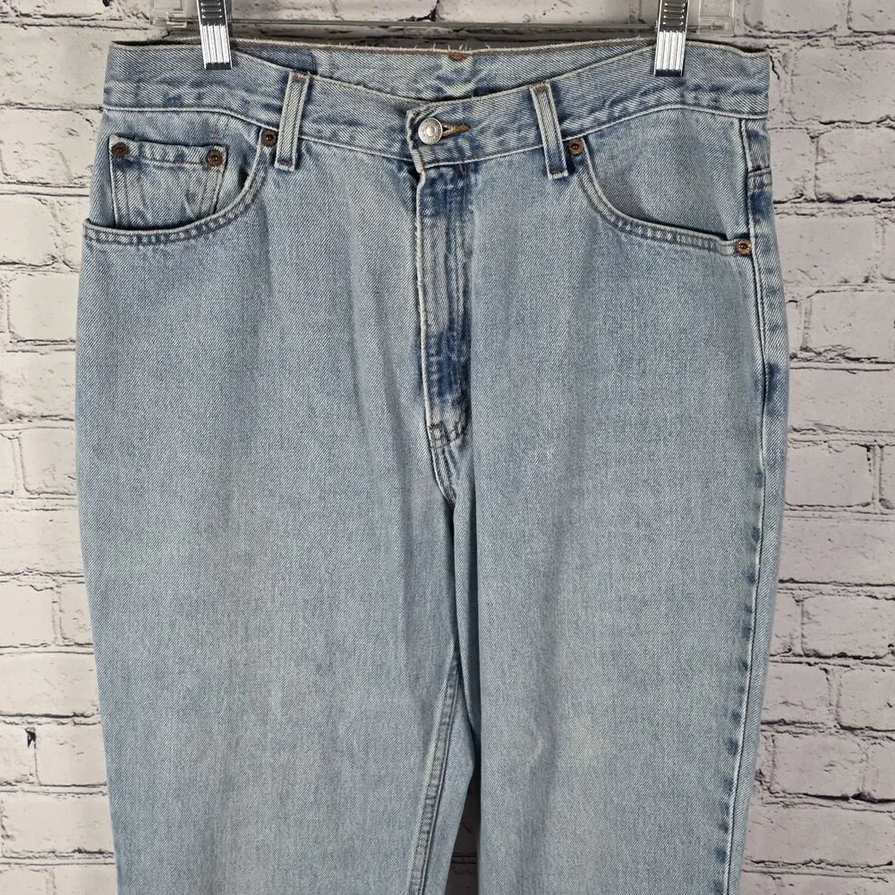 Vintage Levis 512 Men's 32x32 Blue Straight Leg Denim Jeans